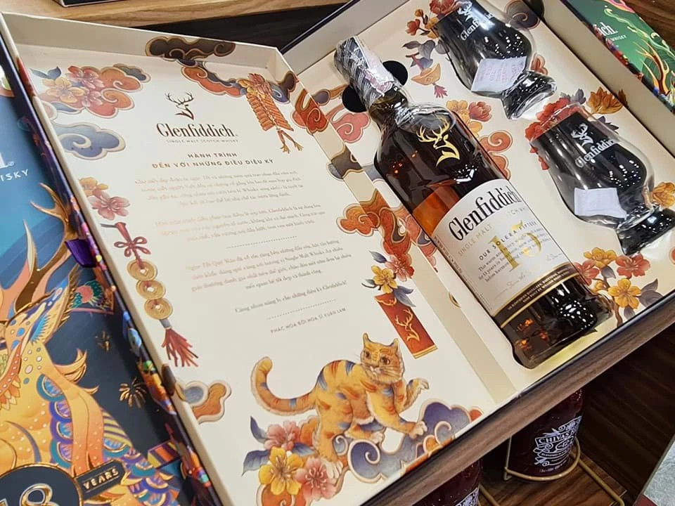 Glenfiddich 15 Năm - Hộp Quà Tết 2023